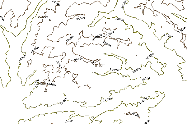 Mountain peaks around Pilone