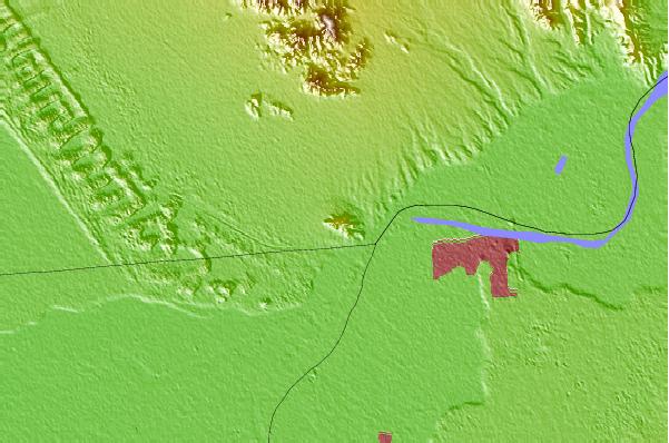 Surf breaks located close to Pilot Knob (Imperial County, California)