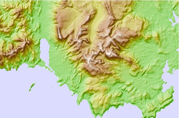 Surf breaks located close to Pindars Peak