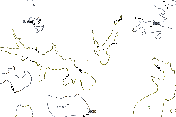 Mountain peaks around Pisang Peak