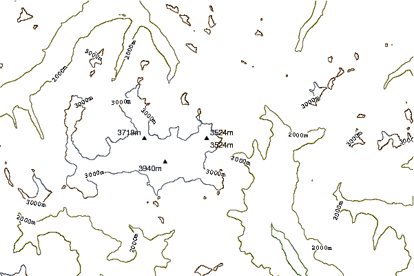 Mountain peaks around Piz Cambrena