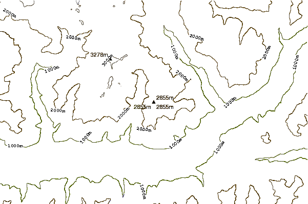 Mountain peaks around Piz Combul