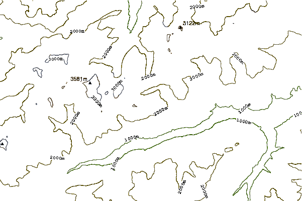 Mountain peaks around Piz Dado