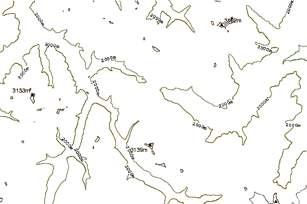 Mountain peaks around Piz Daint