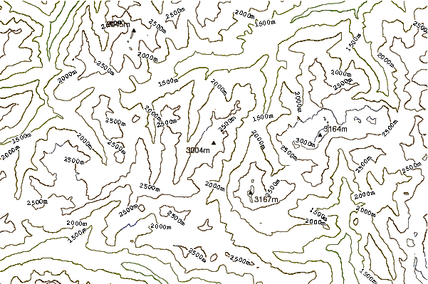 Mountain peaks around Piz Gannaretsch