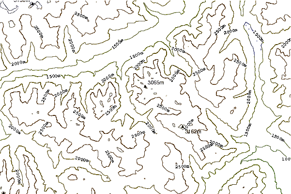 Mountain peaks around Piz Madlain