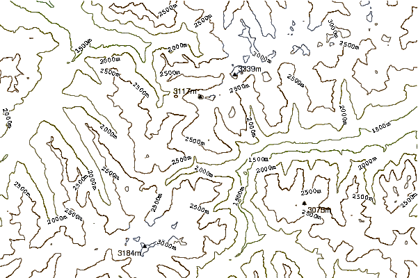 Mountain peaks around Piz Murtera