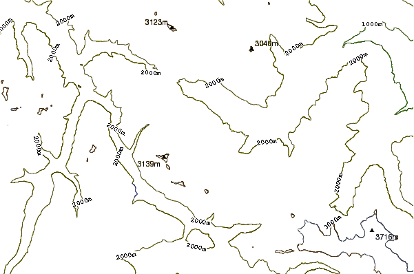 Mountain peaks around Piz Turettas