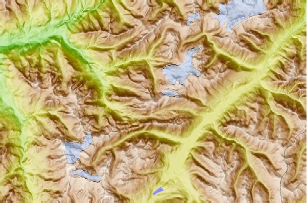 Surf breaks located close to Piz Üertsch