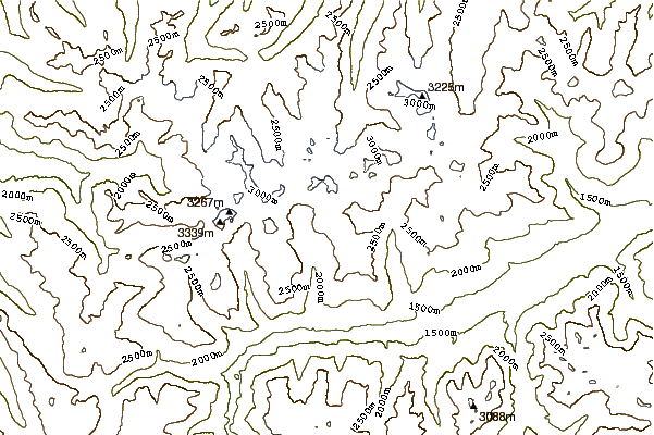 Mountain peaks around Piz da las Clavigliadas