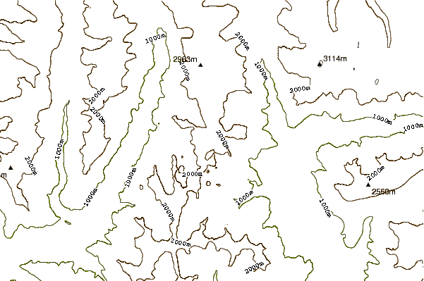 Mountain peaks around Piz della Forcola