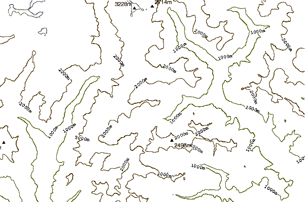 Mountain peaks around Pizzo Bombögn