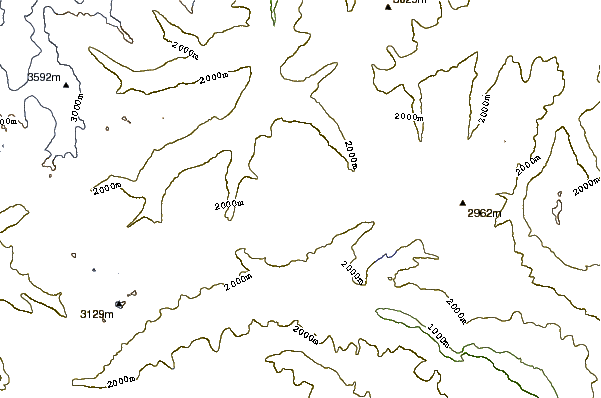 Mountain peaks around Pizzo Centrale