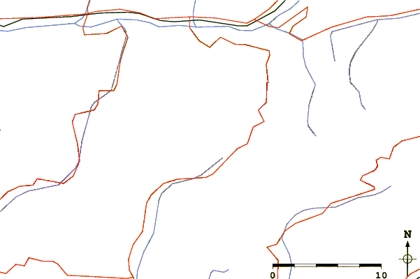 Roads and rivers around Pizzo Coca