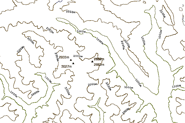 Mountain peaks around Pizzo Forno