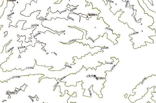 Mountain peaks around Pizzo Ruscada