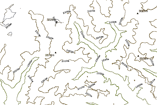 Mountain peaks around Pizzo d'Orsalietta