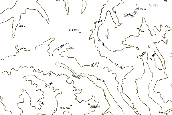 Mountain peaks around Pizzo del Sole