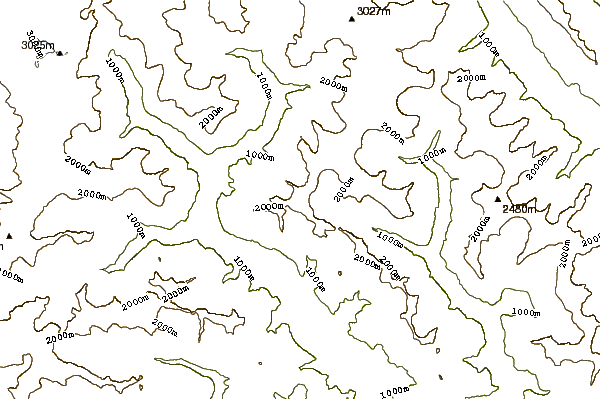 Mountain peaks around Pizzo delle Pecore