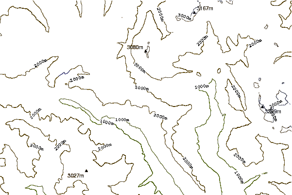 Mountain peaks around Pizzo di Campello