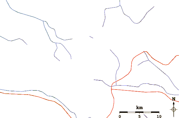 Roads and rivers around Planchón-Peteroa