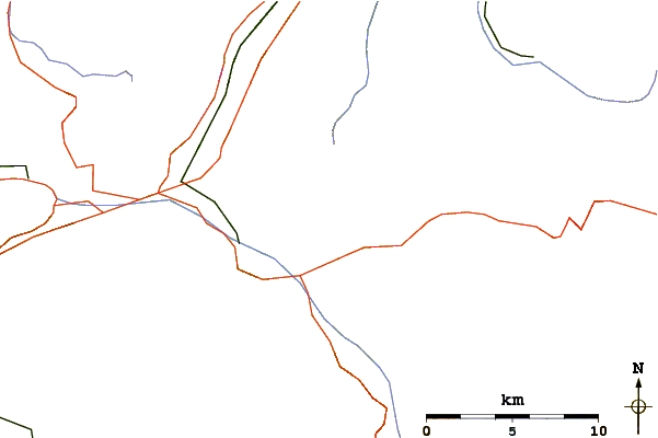 Roads and rivers around Planplatten