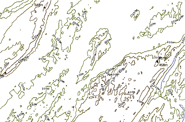 Mountain peaks around Pochuck Mountain