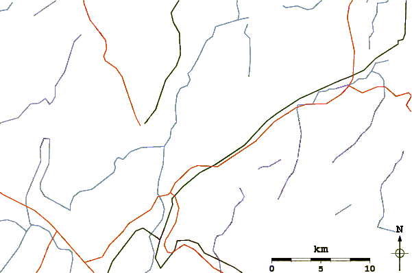 Roads and rivers around Pochuck Mountain