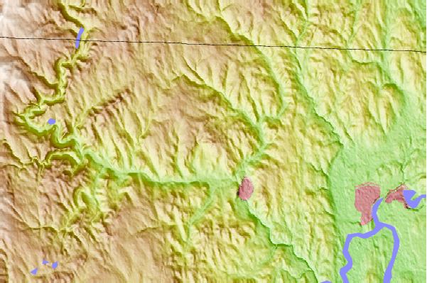 Surf breaks located close to Pocumtuck Mountain