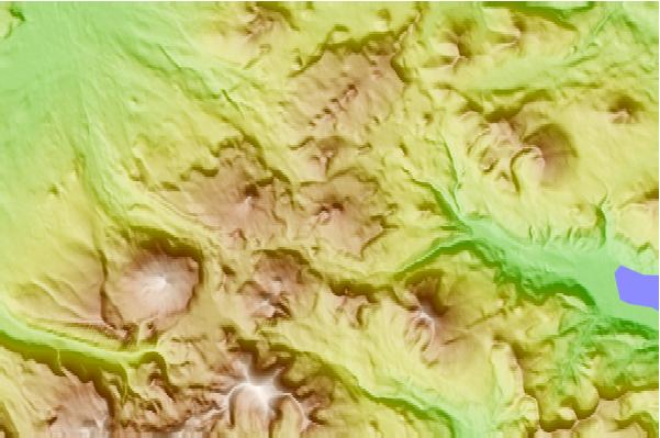 Surf breaks located close to Pogranichny Volcano