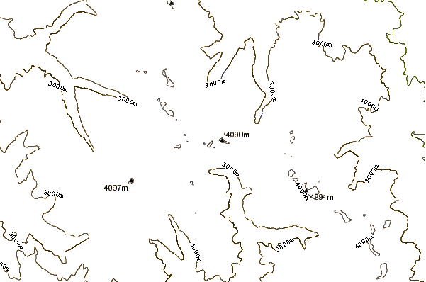 Mountain peaks around Point Powell