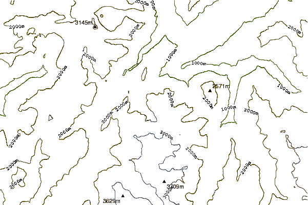 Mountain peaks around Pointe Ronde