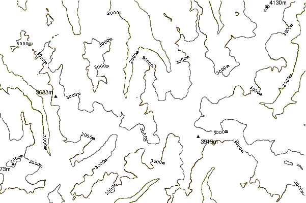 Mountain peaks around Pointe de Bertol