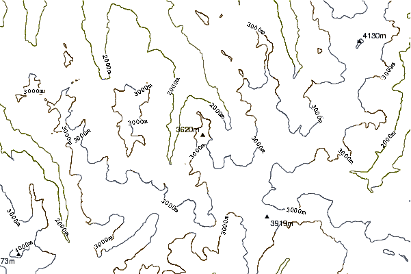 Mountain peaks around Pointe des Genevois