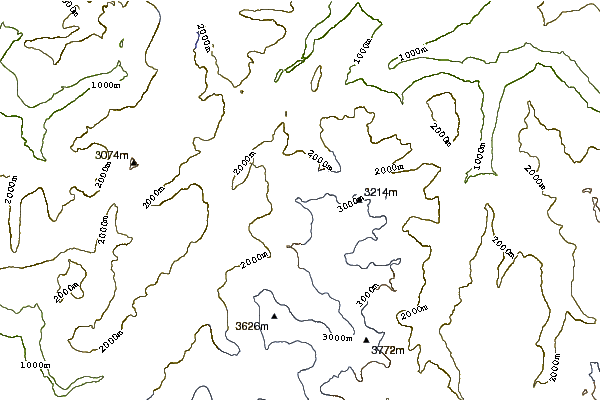 Mountain peaks around Pointe des Grands