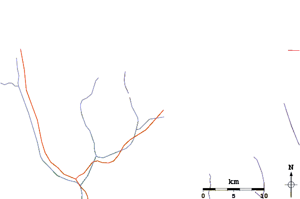 Roads and rivers around Pokalde