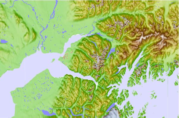 Surf breaks located close to Polar Bear Peak