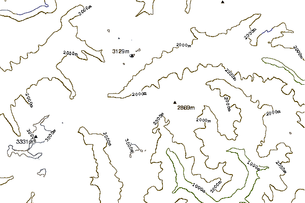 Mountain peaks around Poncione di Valleggia