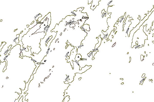 Mountain peaks around Popolopen