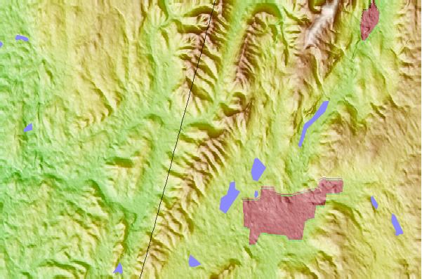 Surf breaks located close to Poppy Mountain