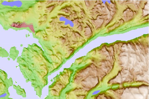 Surf breaks located close to Preikestolen