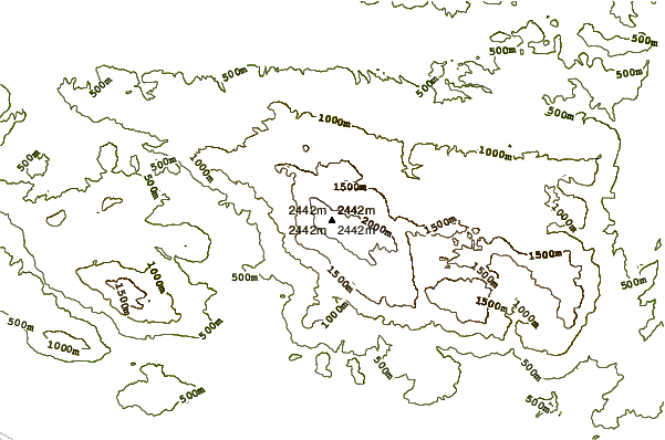 Mountain peaks around Psiloreitis