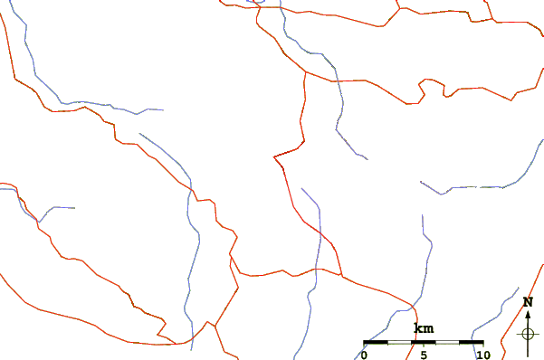 Roads and rivers around Psiloreitis