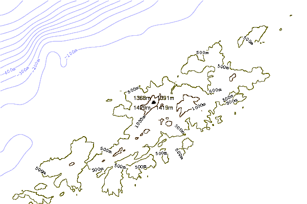 Mountain peaks around Puig Major