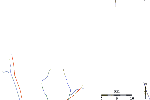 Roads and rivers around Pumori