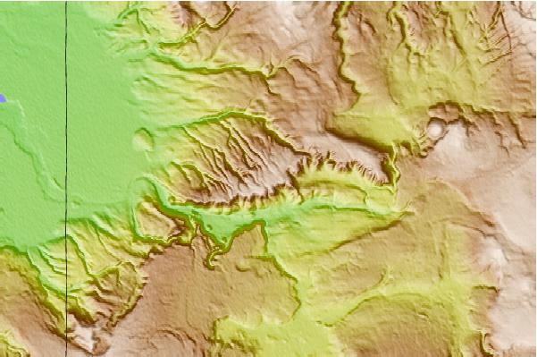 Surf breaks located close to Purple Mountain (Wyoming)