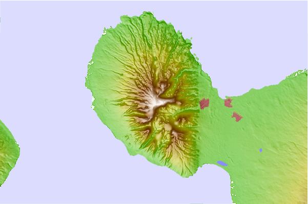 Surf breaks located close to Puu Kukui