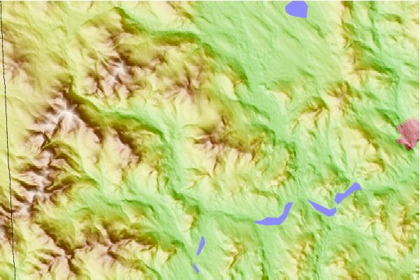 Surf breaks located close to Puzzle Mountain (Maine)