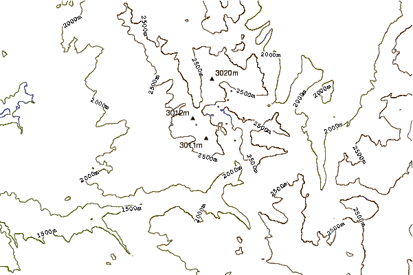 Mountain peaks around Pyramid Peak (California)