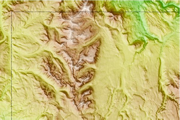 Surf breaks located close to Quadrant Mountain